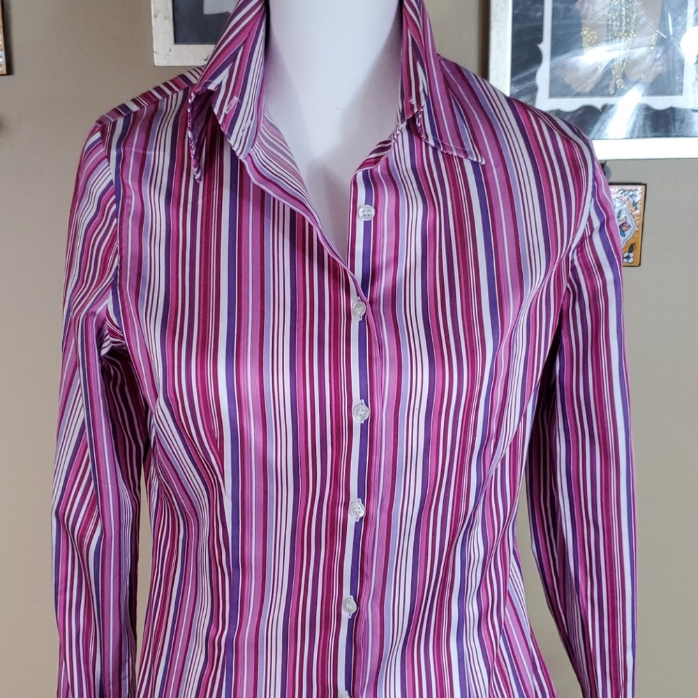 Hawes & Curtis stripped button down shirt - Picture 2 of 10